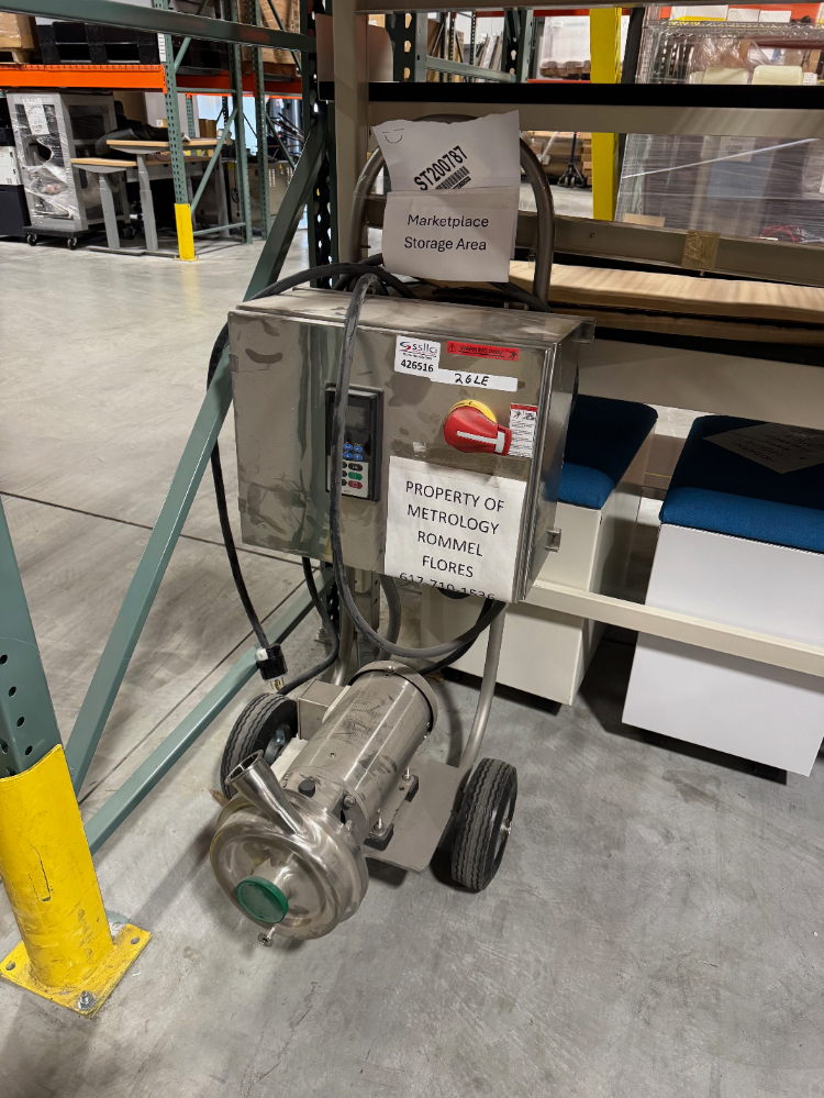 Image of Baldor Stainless Steel SuperE Washdown Duty Motor w/ Centrifugal Pump Head